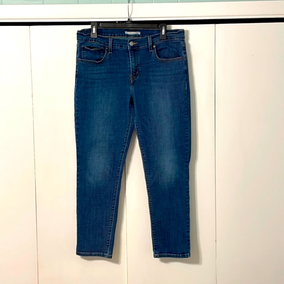 Levi Strauss Waist Size 31 Blue Boyfriend Jeans - Picture 1 of 8